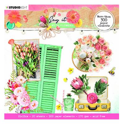 StudioLight Say It With Flowers Die Cuts - Paper Elements